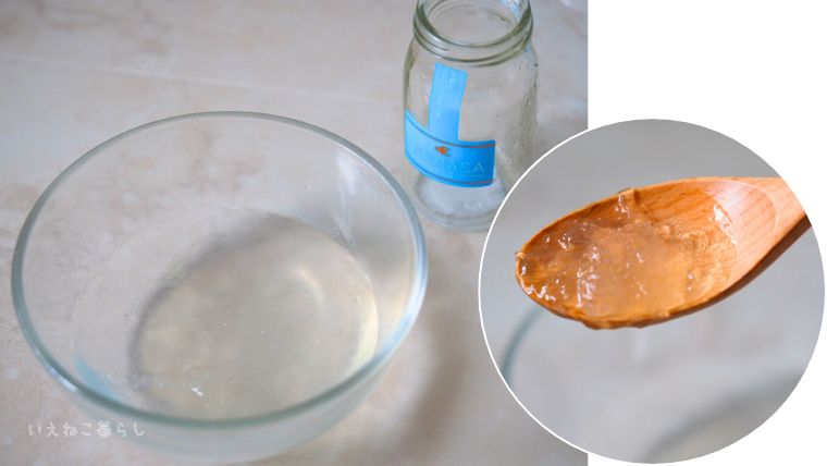 リアラーサ「クレオパトラの朝食」中身をスプーンですくってみたところ